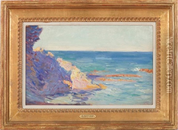 La Mer Oil Painting - Hippolyte Petitjean