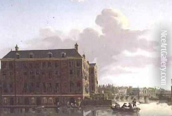 A View of Amsterdam, 1779 Oil Painting - Isaak Ouwater