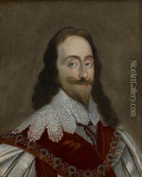 Portrait Du Roi Charles Ier Oil Painting - Sir Anthony Van Dyck