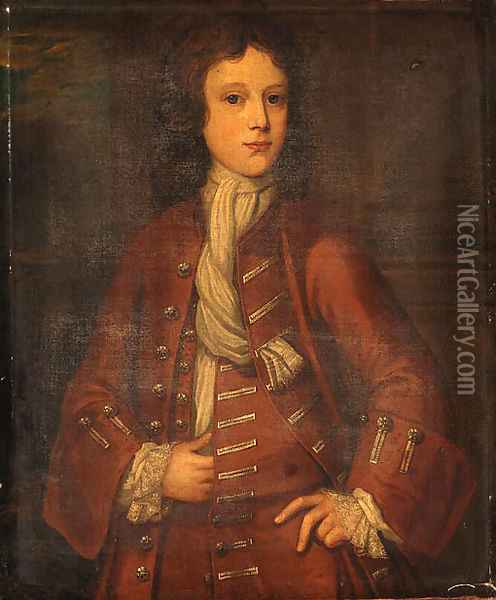 Portrait of a young Man Oil Painting - Bartholomew Dandridge