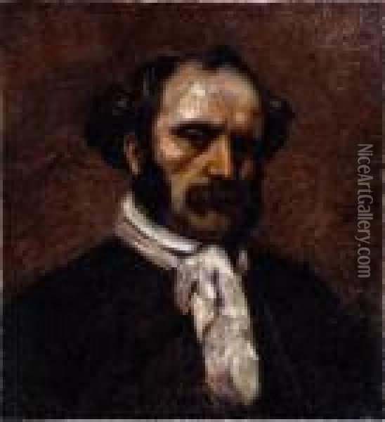 Monsieur Van Laethem Oil Painting - Gustave Courbet