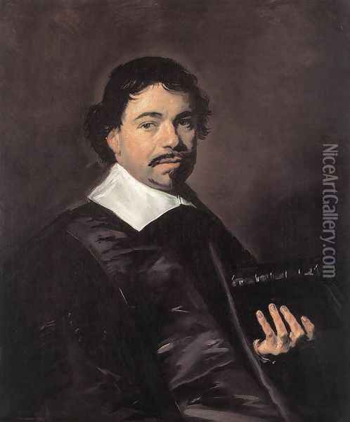 Johannes Hoornbeek 1645 Oil Painting - Frans Hals