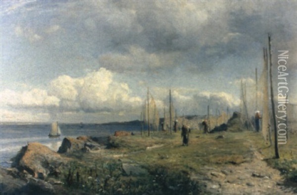 Strandhagen I Arild Oil Painting - Gustaf Rydberg