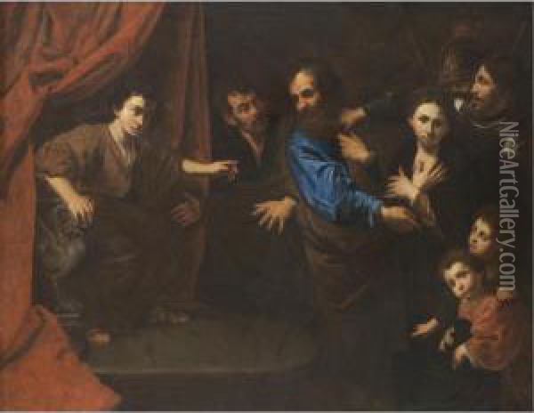 The Judgement Of Daniel Oil Painting - Valentin De Boulogne