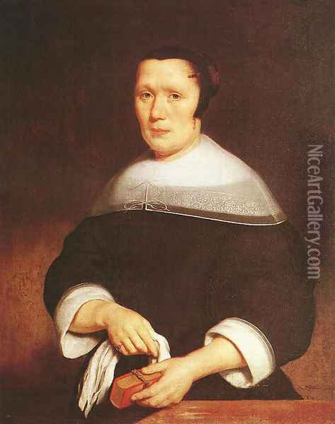 Portrait of a Woman 1667 Oil Painting - Nicolaes Maes