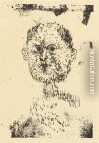 Kopf Bartiger Mann Oil Painting - Paul Klee