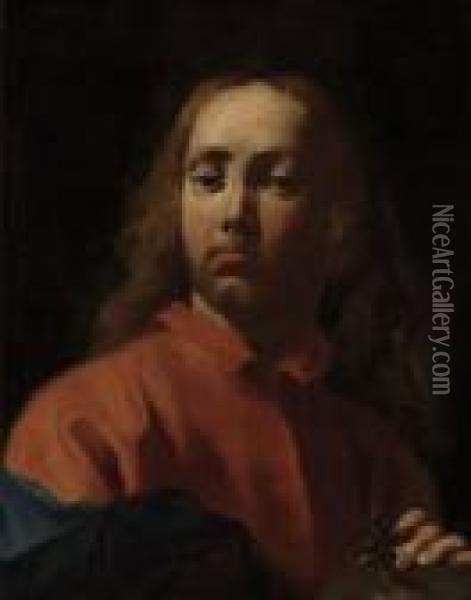 Portrait Of A Man Oil Painting - Giovanni Battista Piazzetta
