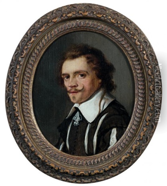 Portrait D'homme Oil Painting - Thomas De Keyser