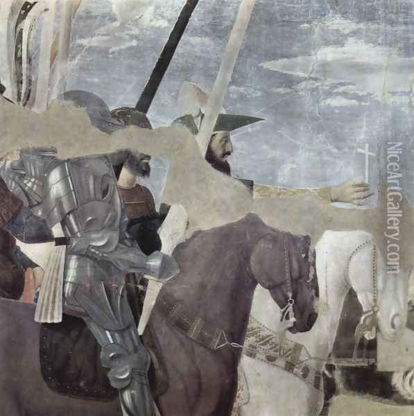 Battle between Constantine and Maxentius (detail) 1 Oil Painting - Piero della Francesca