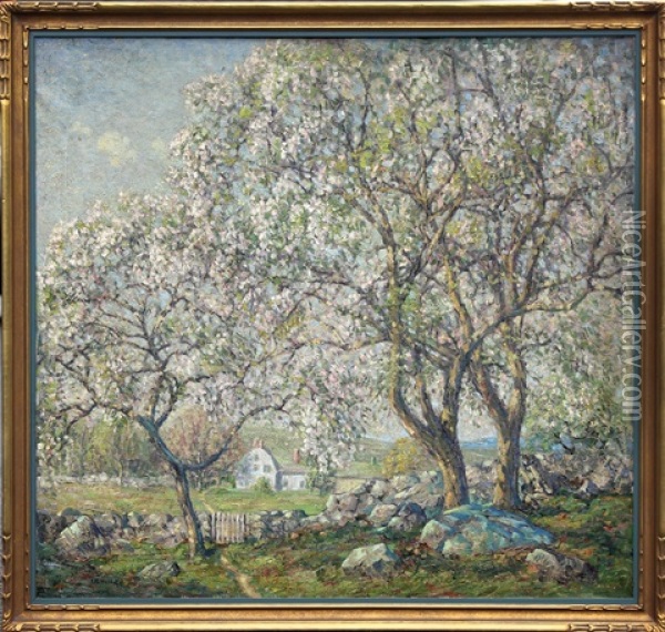 Springtime In New England Oil Painting - Wilson Henry Irvine