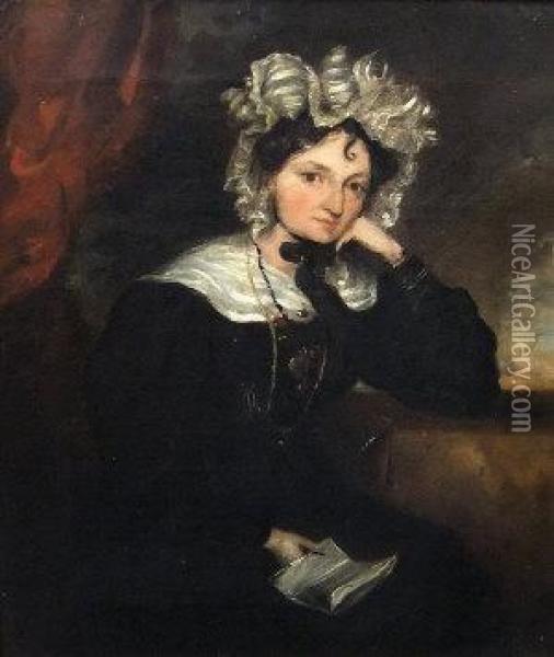 Portrait Of Lady Elizabeth Norman Oil Painting - Sir Francis Grant