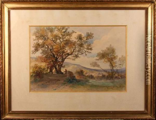 Paysage Anime Oil Painting - Armand Th. Cassagne