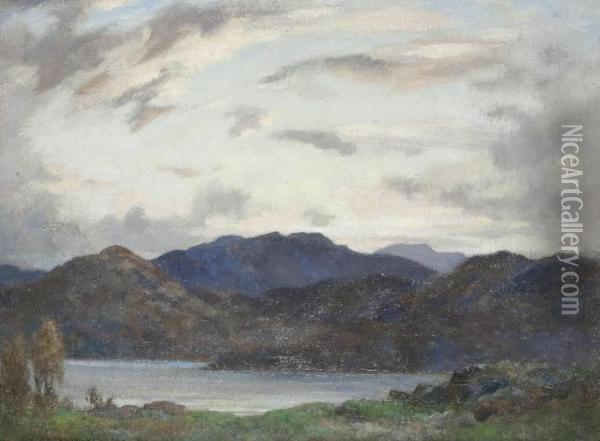 Loch Long And Loch Goil Oil Painting - James Whitelaw Hamilton