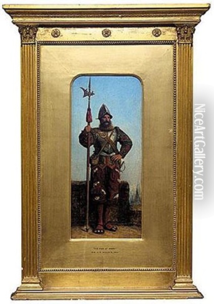 The Man At Arms Oil Painting - John Everett Millais