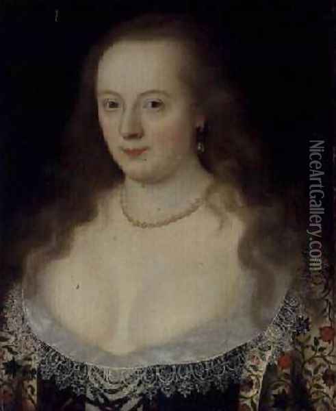 Portrait of a Lady Oil Painting - William Larkin