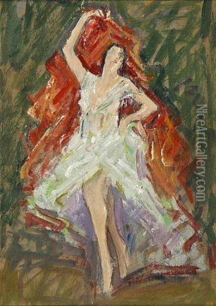 Bailarina Oil Painting - Pere Ysern Y Alie