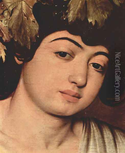 Bacchus (detail) Oil Painting - Caravaggio