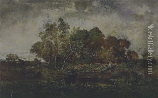 Impending Storm Oil Painting - Theodore Rousseau