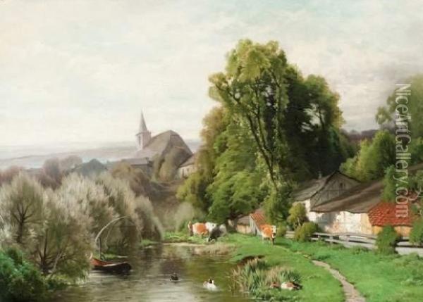 Villers St Gertrude, Ardennes Oil Painting - Jacques Janssens