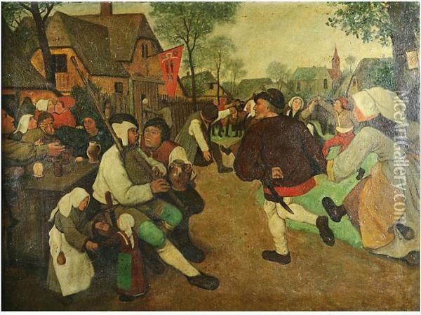 Carnival In Hoboken Oil Painting - Peter Brueghel Deoude