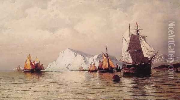 Arctic Caravan Oil Painting - William Bradford