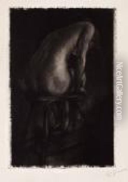 Kvinnlig Modell Oil Painting - Carl Larsson
