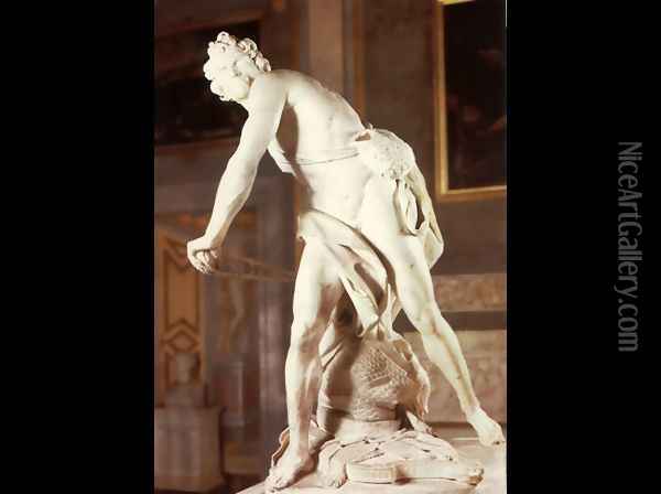 David Oil Painting - Gian Lorenzo Bernini