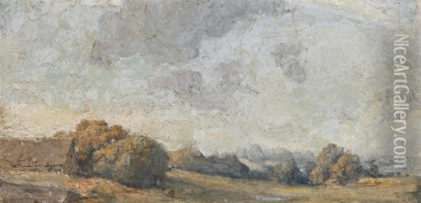 Dorset Landscape Oil Painting - Tom Roberts