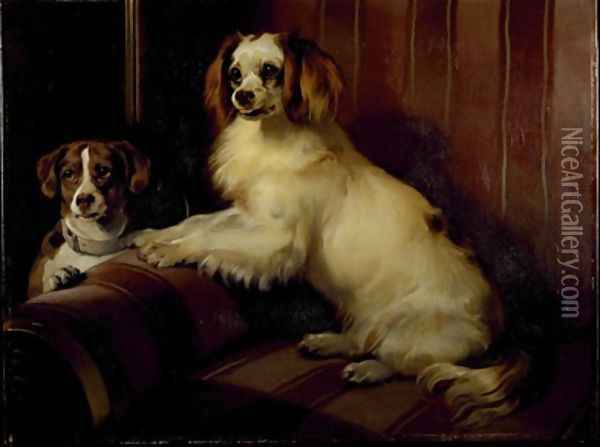 Boney and Var Oil Painting - Sir Edwin Henry Landseer