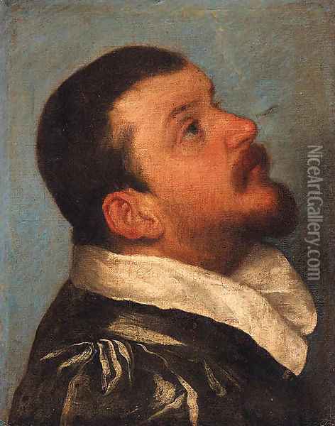Portrait of a gentleman 2 Oil Painting - Giovanni Battista Moroni