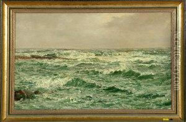 The North Sea Oil Painting - John Falconar Slater