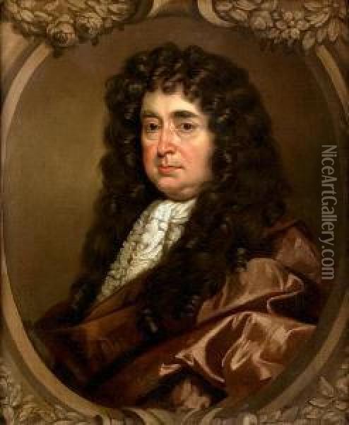 Portrait Of A Gentleman Oil Painting - Mary Beale