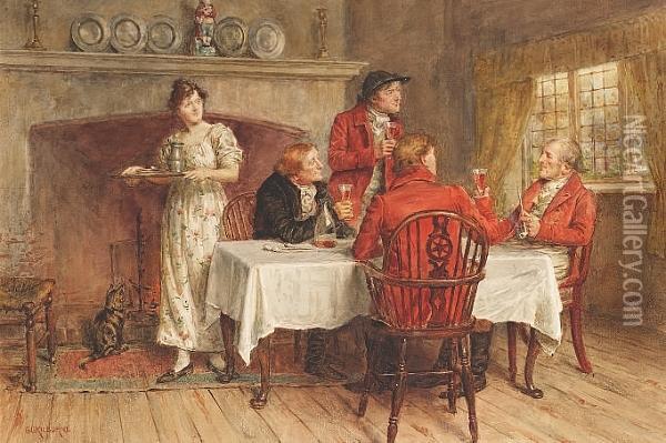 The Health Of The Master Oil Painting - George Goodwin Kilburne