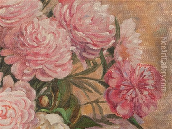 Flower Still Life Oil Painting - Franz Schaden