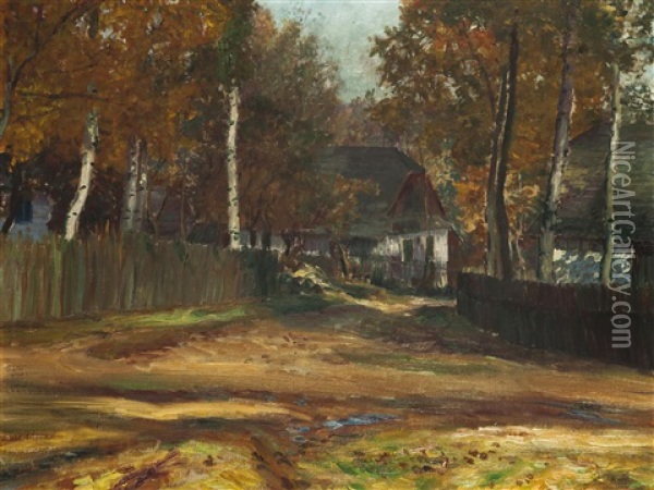 Herbst Oil Painting - Frantisek Kavan