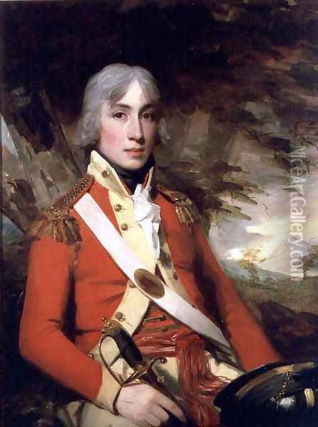 Major General Alexander Murray MacGregor as a Young Man Oil Painting - Sir Henry Raeburn