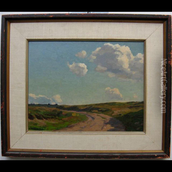 Landscape Study Oil Painting - George W. King