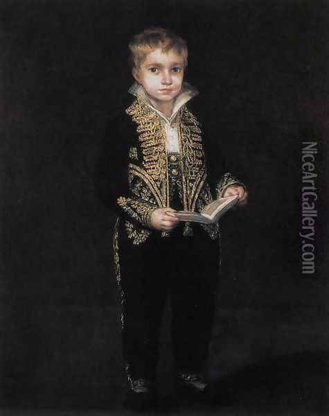 Portrait of Victor Guye Oil Painting - Francisco De Goya y Lucientes