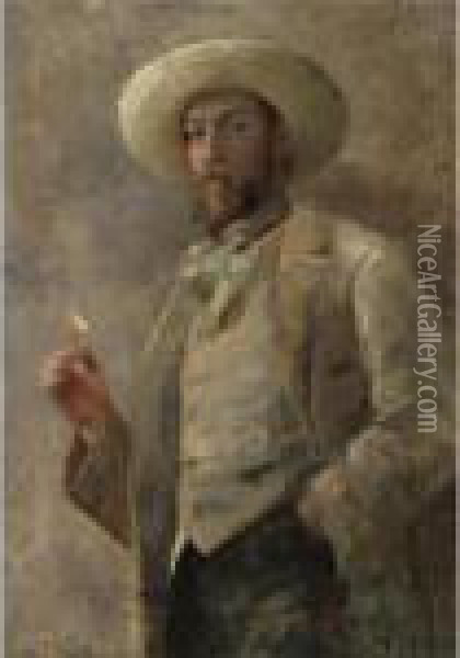 Portrait Of Gaines Ruger Donoho Oil Painting - John Lavery