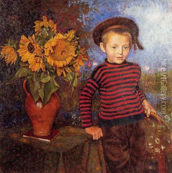 Little Pierre I Oil Painting - Georges Lemmen