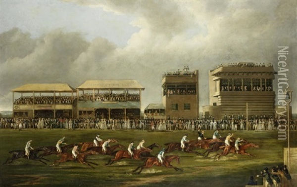 The Wokingham Stakes Oil Painting - James Pollard