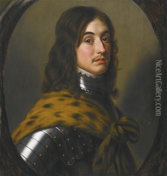 Portrait Of Maurice, Prince Palatine (1621-52) Oil Painting - Gerrit Van Honthorst