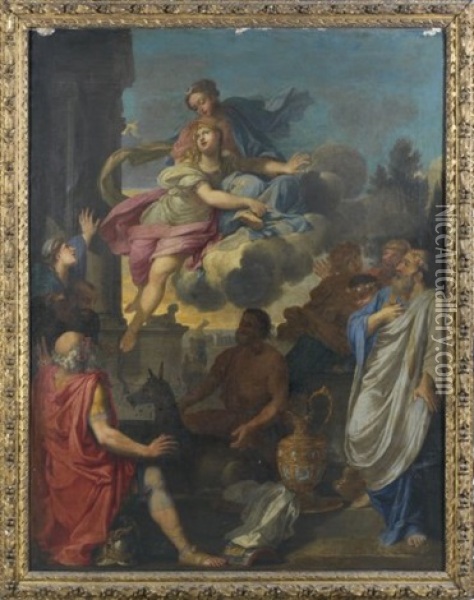 Le Sacrifice D'iphigenie Oil Painting - Michel Corneille the Younger
