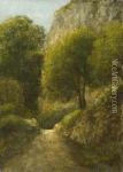 Forest Landscape Oil Painting - Gustave Courbet