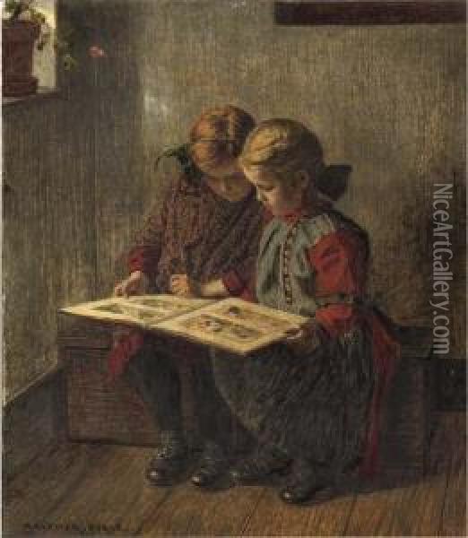 The Picture Book Oil Painting - Walther Firle