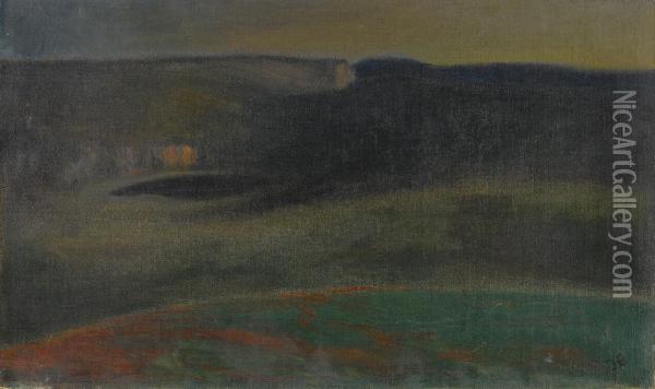 Juvrastolen, Telemark Oil Painting - Halfdan Egedius
