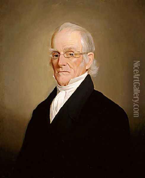 Colonel Nathaniel Rochester Oil Painting - John James Audubon