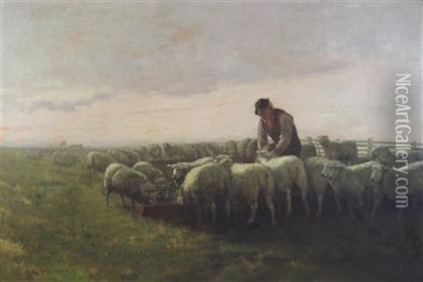 The Shepherd Oil Painting - William Grant Stevenson