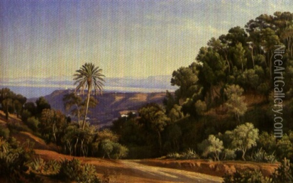 Paysage D'algerie Oil Painting - Gregoire Isidore Flacheron
