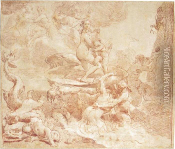 Triumph Of Venus Oil Painting - Gaetano Gandolfi
